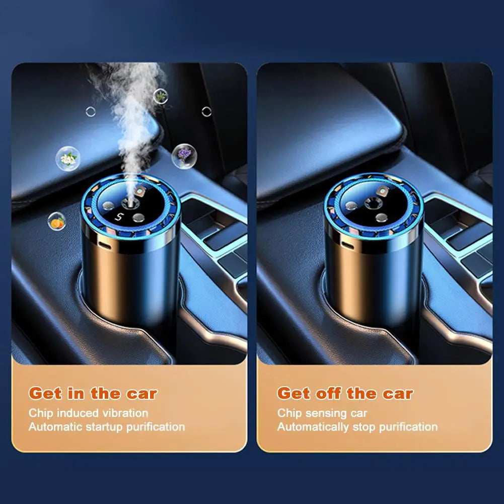 Smart Auto Lufterfrischer 50ml Einstellbar mit Sternenhimmel Ambientelicht