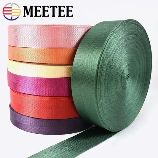 8M Nylon Gurtband 1mm Dicke 20-38mm für Rucksack, Gürtel, DIY Nähen