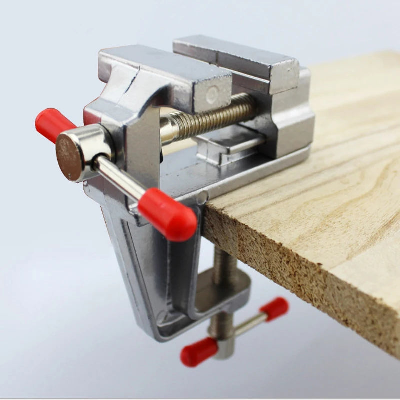 Mini Tischschraubstock Aluminium Multifunktional 3,5 Zoll für Hobby
