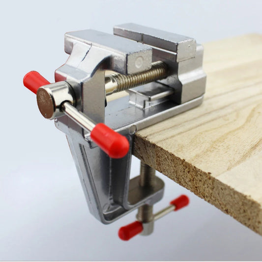Mini Tischschraubstock Aluminium Multifunktional 3,5 Zoll für Hobby