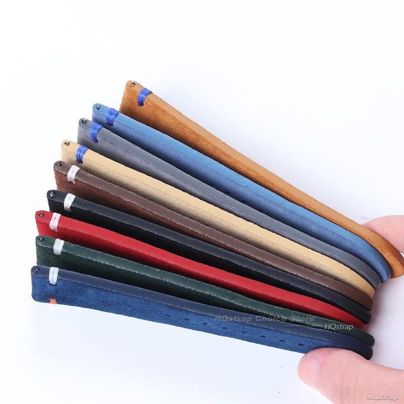 Wildlederarmband für Vintage Uhren 18 Millimeter 20 Millimeter 22