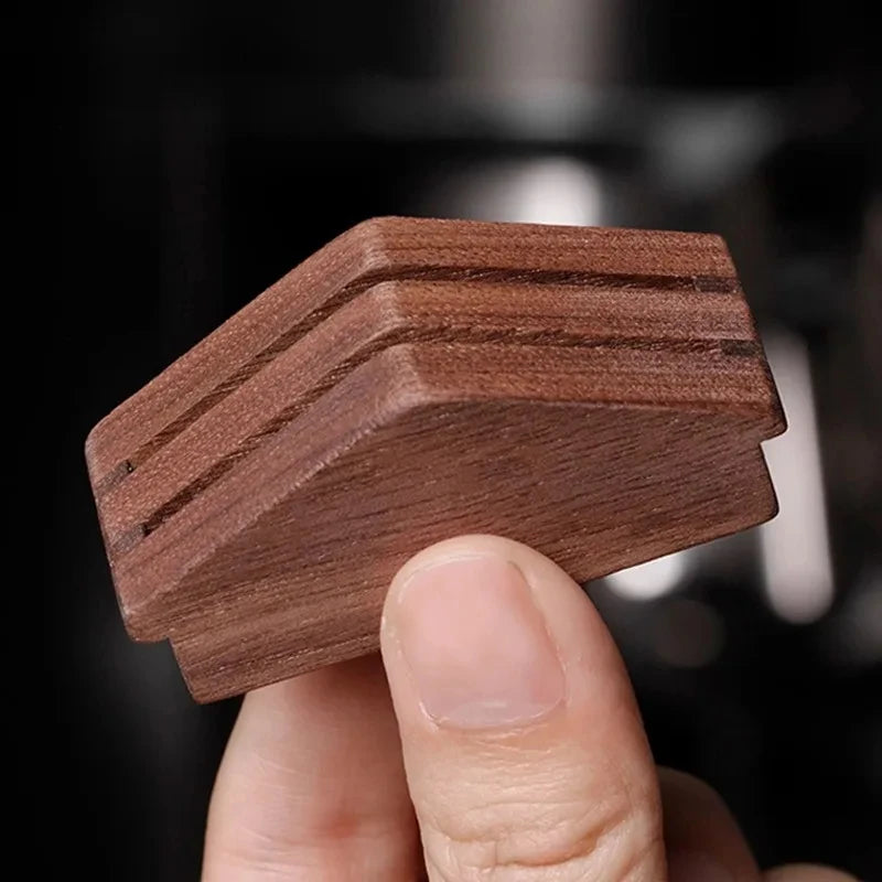 Wiederverwendbarer Holz Kaffeefilterhalter für Espresso Siebträger