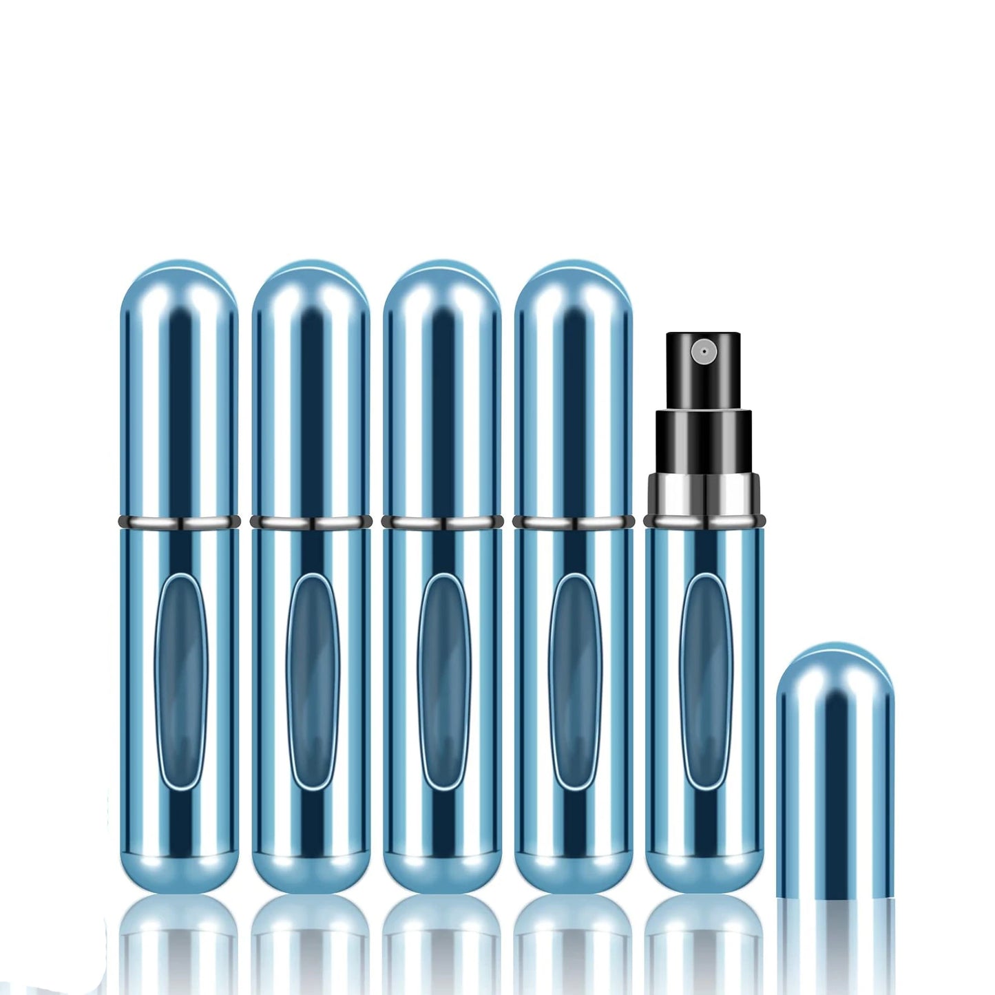 Nachfüllbare Mini Parfüm Flasche Reise Zerstäuber 5ml 1-5 Stück Set