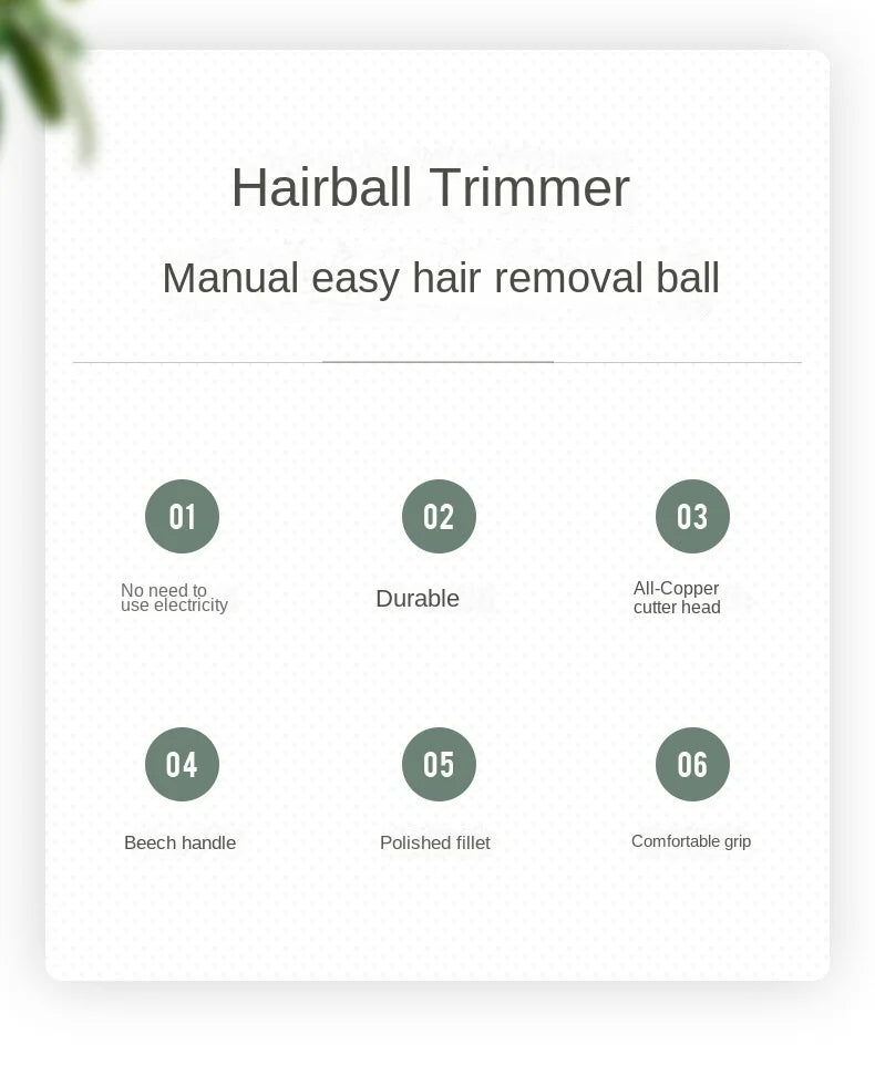 Manueller Haustier Haarentferner Bürste für Katzen und Hunde aus Edelstahl