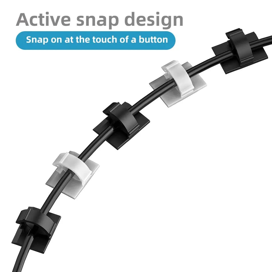 Kabel Organizer Clips 30 Stück Kabelhalter Kabelmanagement Set