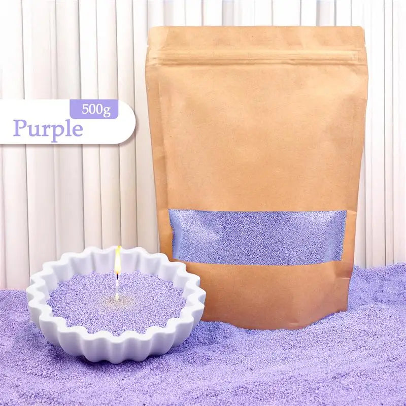 Buntes körniges Perlenwachs für DIY Kerzenherstellung und Sandmalwachs