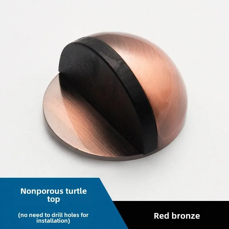 Schildkrötenform Türstopper bohrenfrei – Gummi Schutz für Bad & Glas