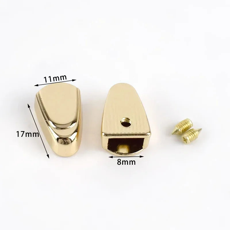 50 Metall Reissverschluss Stopper Clips DIY Zubehör für Taschen Kleidung