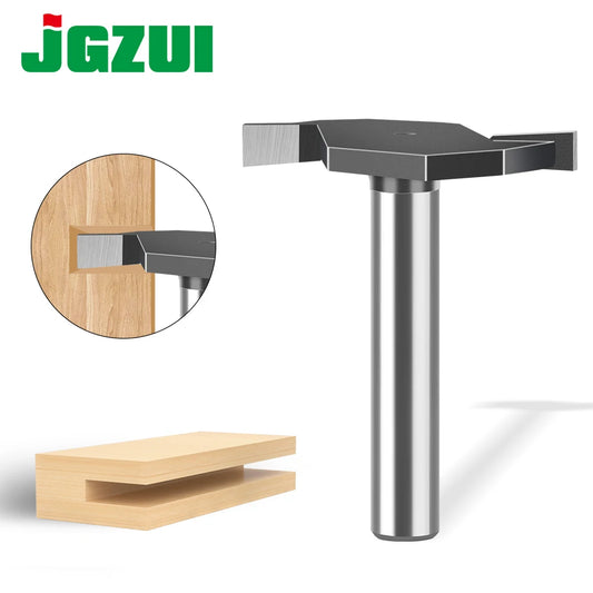 Wolframlegierung T-Cutter Router Bit 6mm 12mm Schaft Fräskopf für Holz