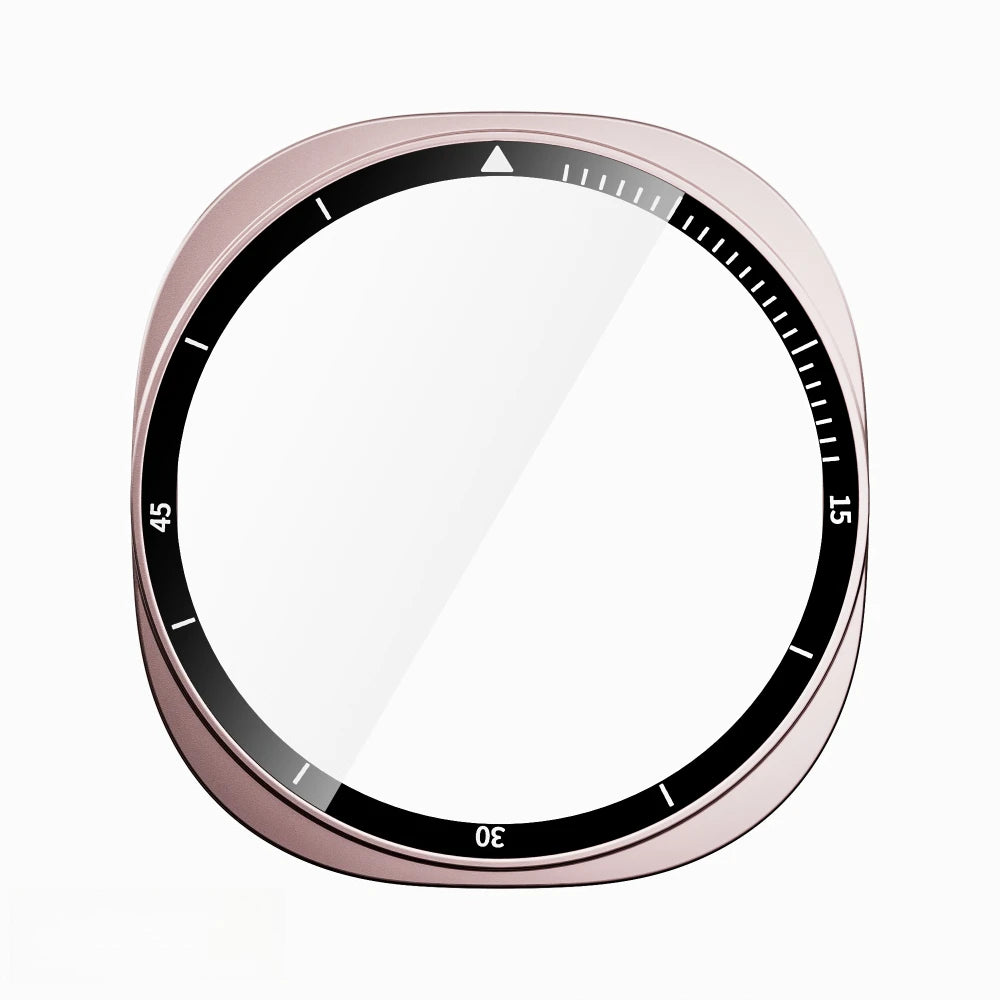 Schutzcover aus gehärtetem Glas mit PC-Rahmen für Smartwatches 40/44mm