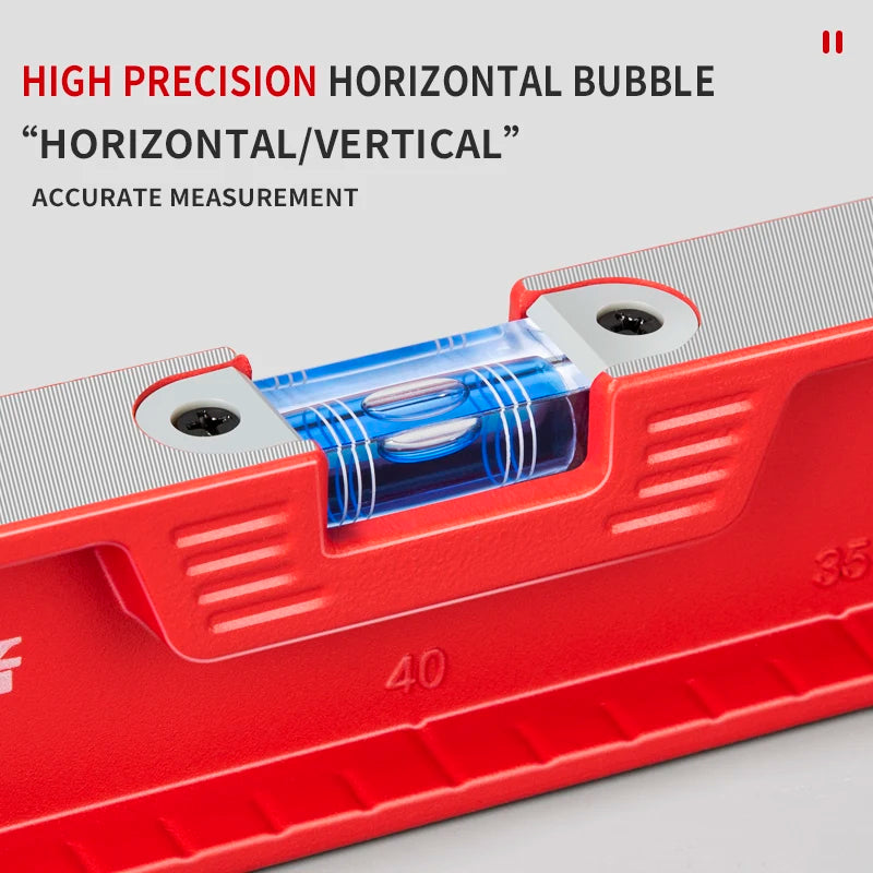 Hochpräzise Wasserwaage Aluminiumguss stoßfest magnetisch