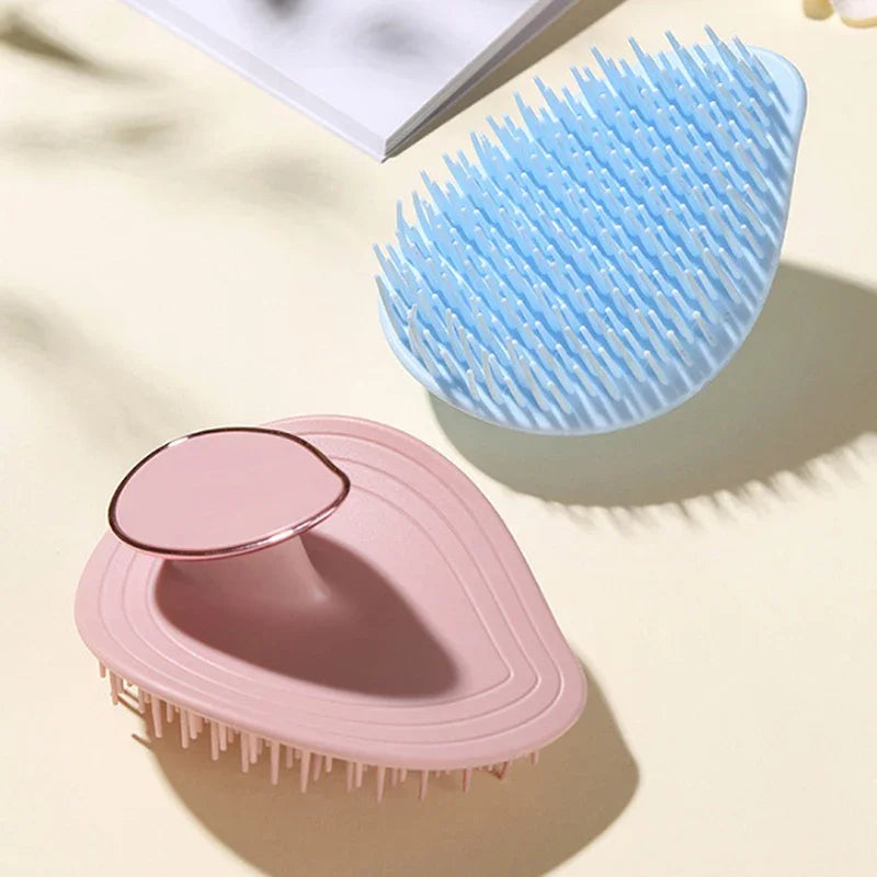 Kopfhaut Massagekamm mit langem Griff für entspannende Reinigung & Pflege