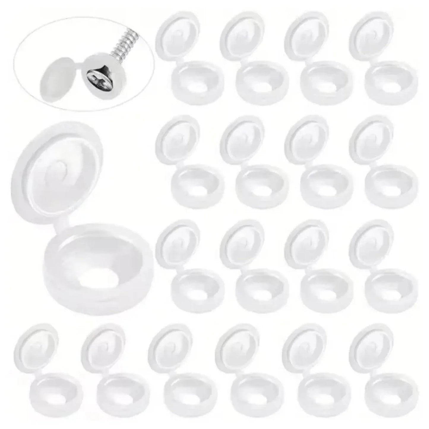 10 bis 100 Dekorative Schrauben Abdeckungen Nägel Muttern Caps Hardware