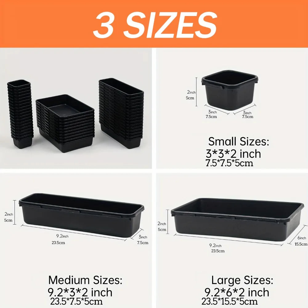 Werkzeugkasten Organizer Set mit Schubladenablage und Trennblättern