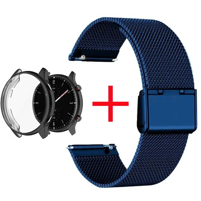 Edelstahl Strap & Case für Amazfit GTR 2 3 Pro