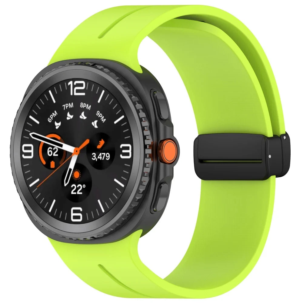 Magnetisches Silikonarmband für Samsung Galaxy Watch 40 44 46 mm Sportband