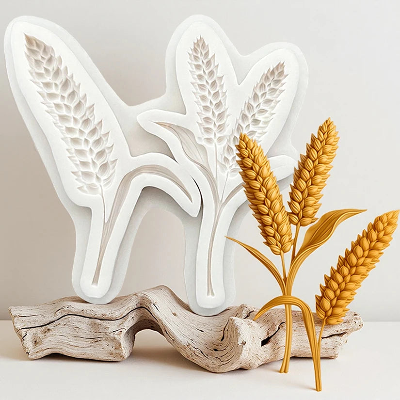 Silikon Kuchen Dekorierform Weizen Ohr Sugarcraft Fondant Backform