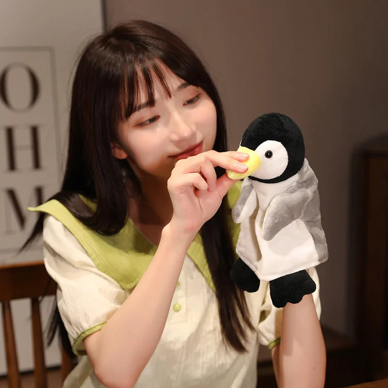 Lebensechte Handpuppen Krokodil Hai Killerwal Oktopus Pinguin Kinder-Yabubest - Home & More