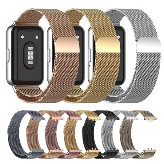 Milanese Loop Edelstahl Armband für Samsung Galaxy Fit 3 Unisex