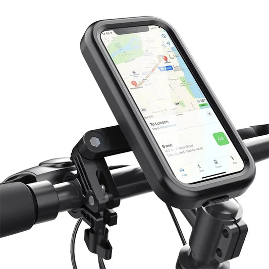 360 Grad drehbare wasserdichte Handyhalterung für Fahrrad Motorrad 4.7-6.8 Zoll