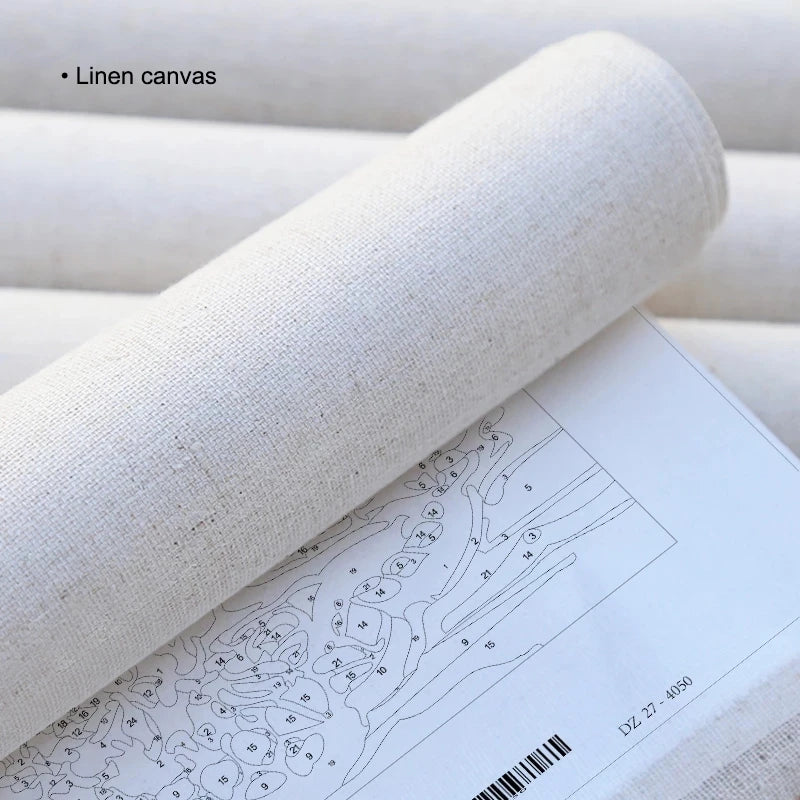 Gatyztory 40x50cm Ölgemälde durch Zahlen Blumen Leinwand