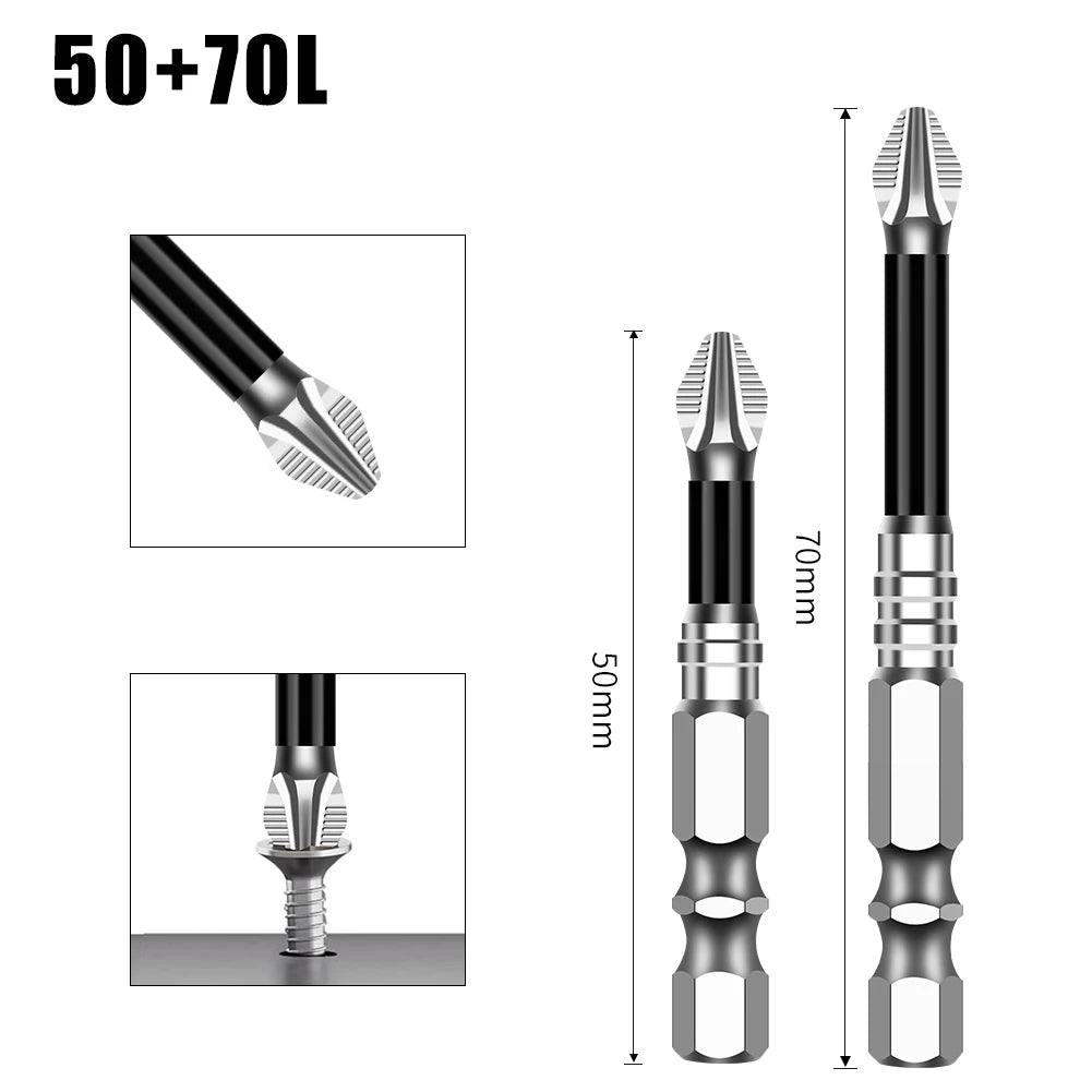 Magnetischer Kreuzschlitz Bohrer für Metall und Holz mit hoher Härte