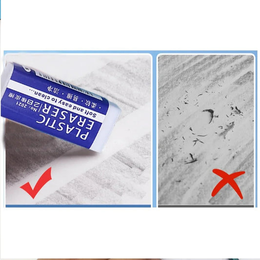 Weicher Radiergummi für präzises Zeichnen, Kunst und Büro