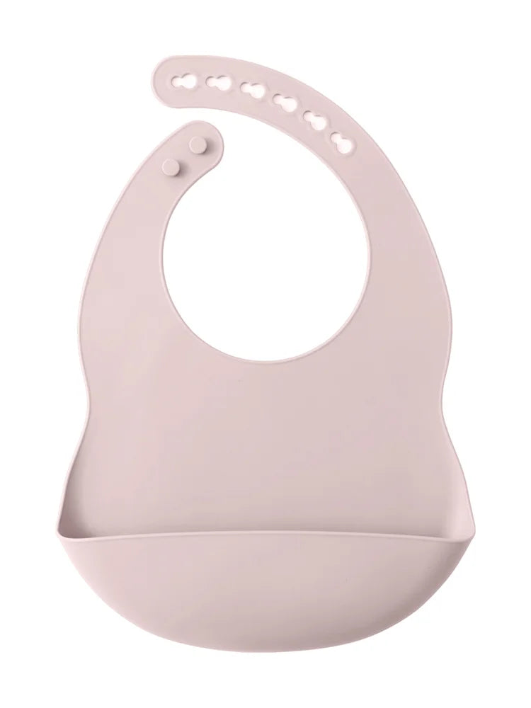 Wasserdichtes, weiches Baby-Silikonlätzchen 1-3 Jahre – Verstellbar - BPA-frei