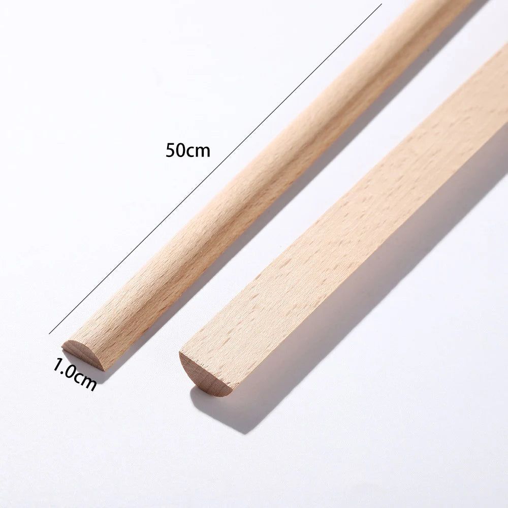 Handgeschnitzte Holz-Dekoration im Twist-Linien-Stil für Ihr Zuhause