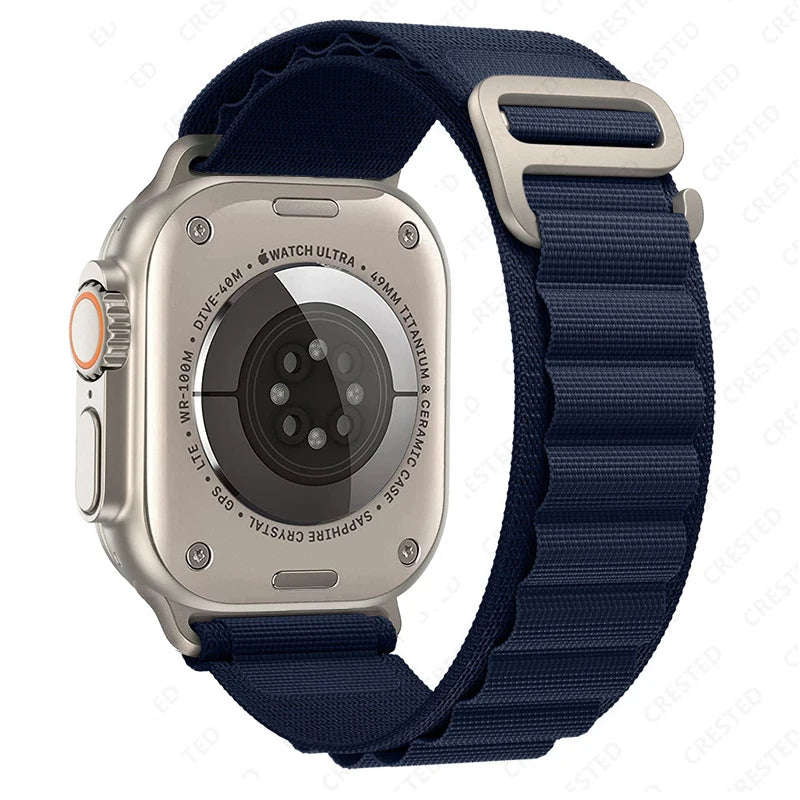 Vielseitiges Nylon Armband für Apple Watch Ultra und Series Modelle
