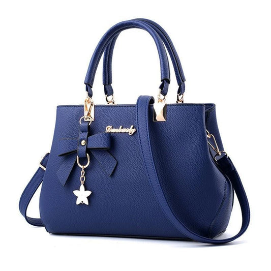Elegante Damenhandtasche aus PU-Leder mit viel Stauraum - stylischen Details