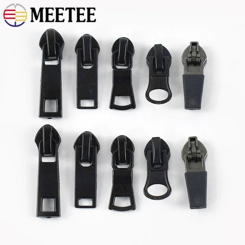Nylon Reißverschluss Schieber Abzieher – Reparatur DIY Taschen Kleidung Set