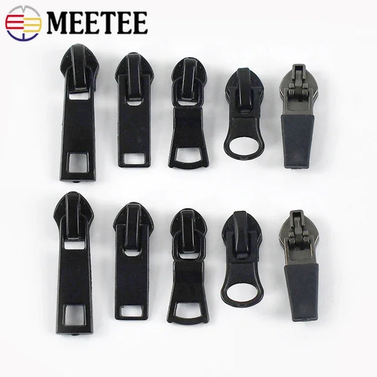 Nylon Reißverschluss Schieber Abzieher – Reparatur DIY Taschen Kleidung Set
