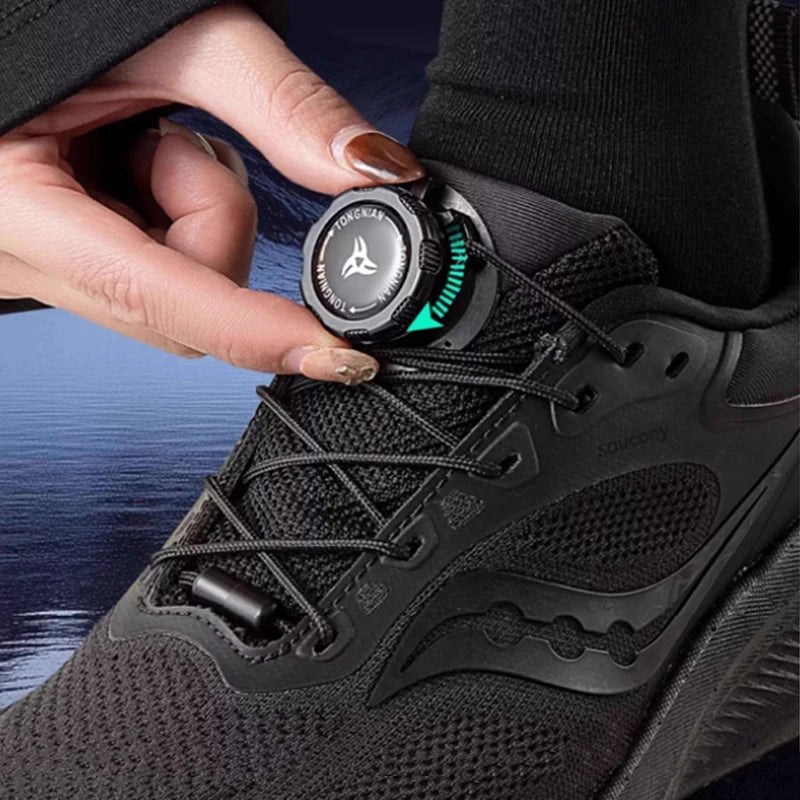 Automatische Schnürsenkel mit Drehverschluss für schnelles Anziehen