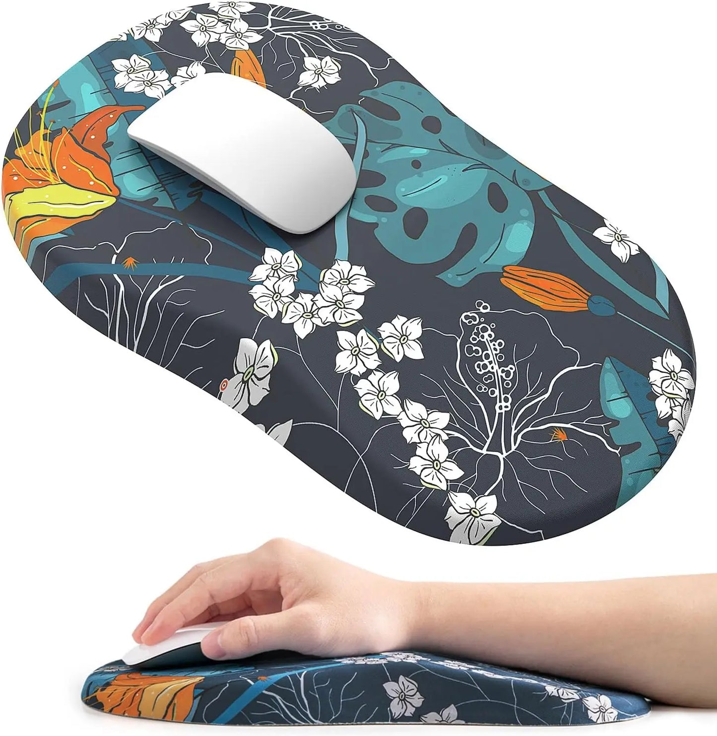 Ergonomisches Memory-Schaum-Mauspad mit Handgelenkauflage