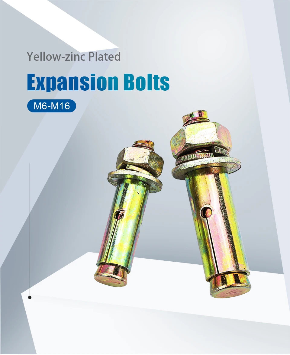 Heavy Duty Expansionsbolzenanker gelb verzinkt M6 bis M16 für Beton