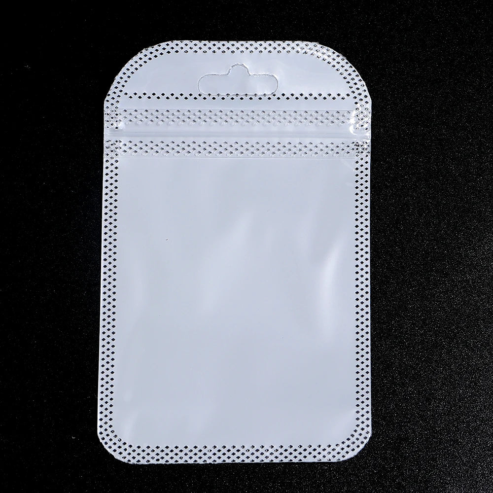 Wiederverwendbare rosa Druckverschlussbeutel 20 60 oder 100 Stück Plastik