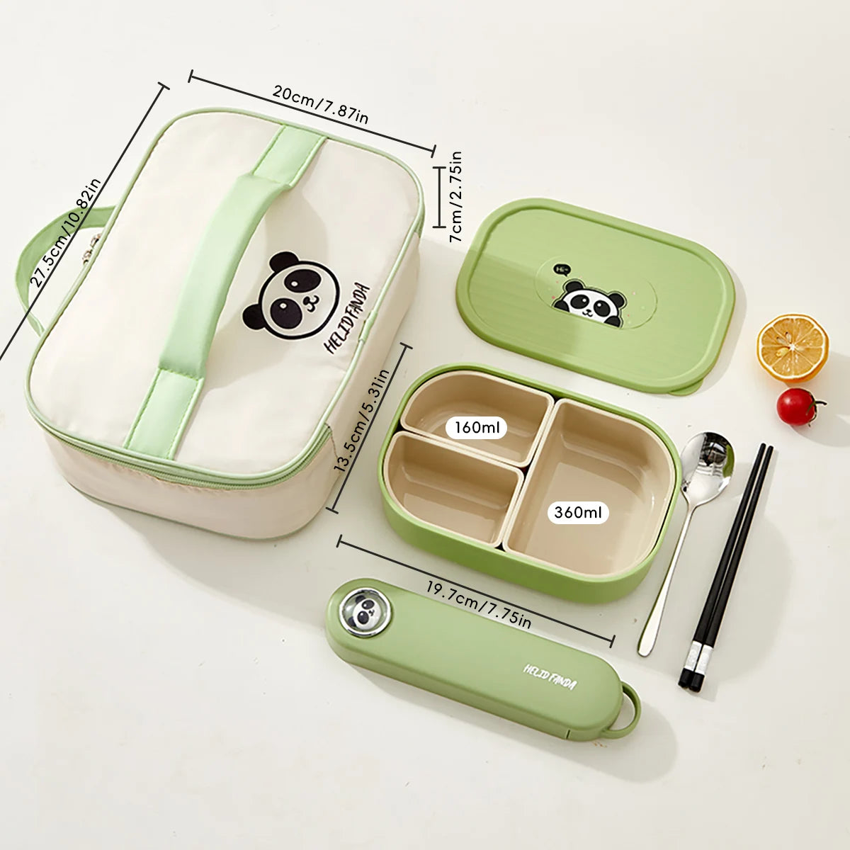 3-Fächer Mikrowellen Lunchbox Kunststoff – Tragbar, Stapelbar für Schule & Büro