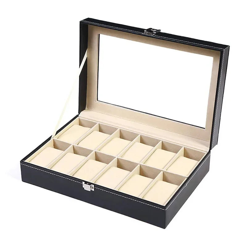 Uhrenbox Organizer Etui Aufbewahrungsbox passend für Uhren