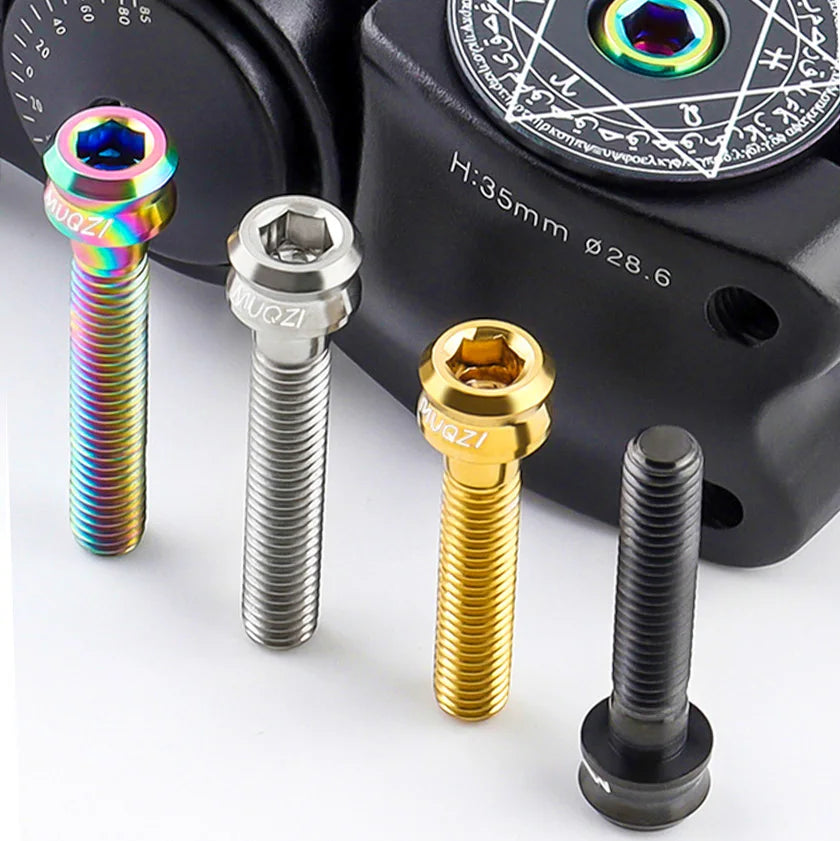 Titan Schrauben Fahrrad M5 M6 Verschiedene Längen für Headset Vorbau Bremse