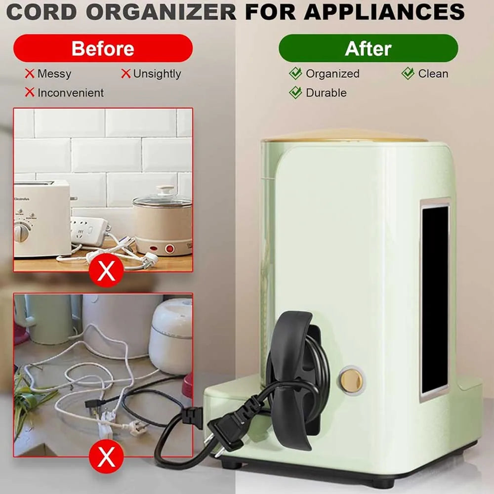 5-10 Stück Kabelwickler Organizer für Küchengeräte und Kabelmanagement