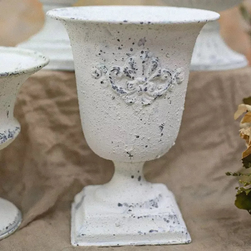 Retro Eisen Vase für Blumen, Heimdekoration und Hochzeit