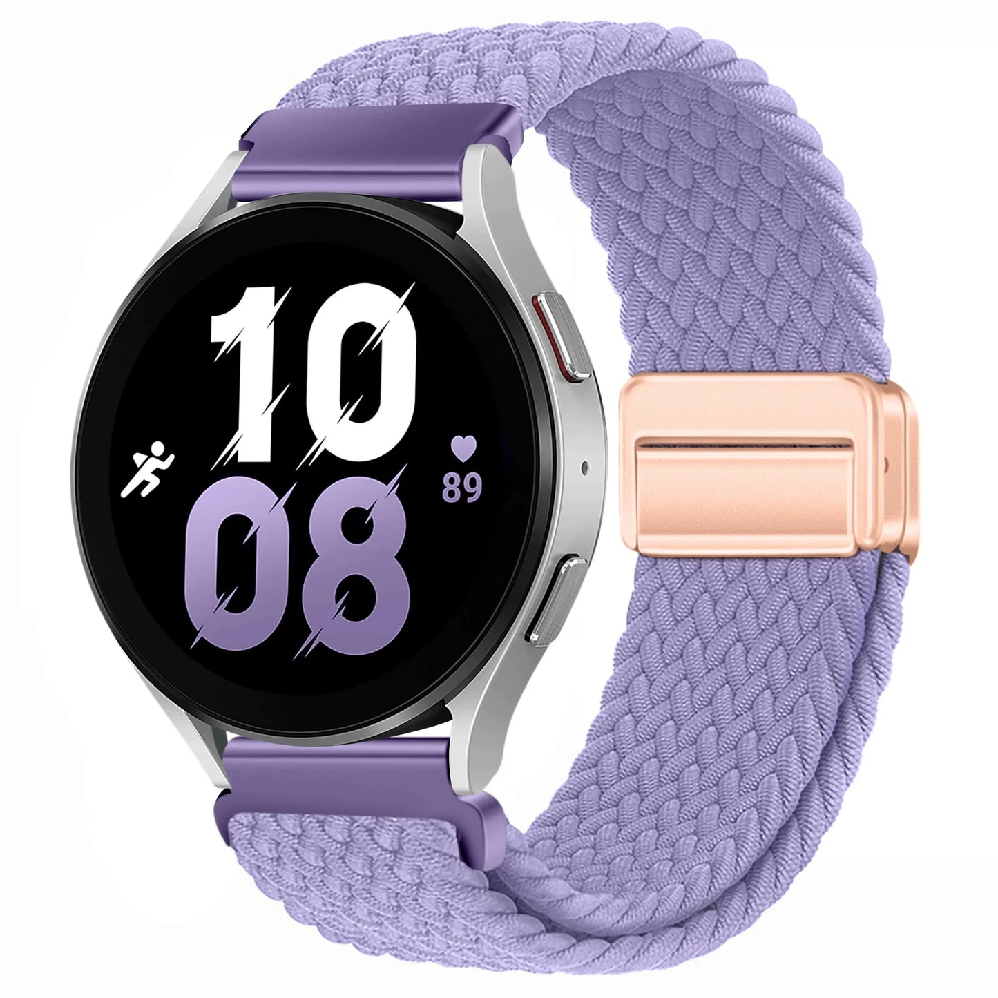 Magnetisches Nylonarmband 20/22mm für Smartwatches mit Schlaufenverschluss