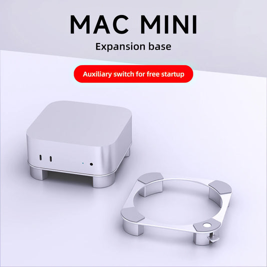 Aluminium Desktop-Ständer für Mac Mini M4 zur Wärmeableitung und Kühlung