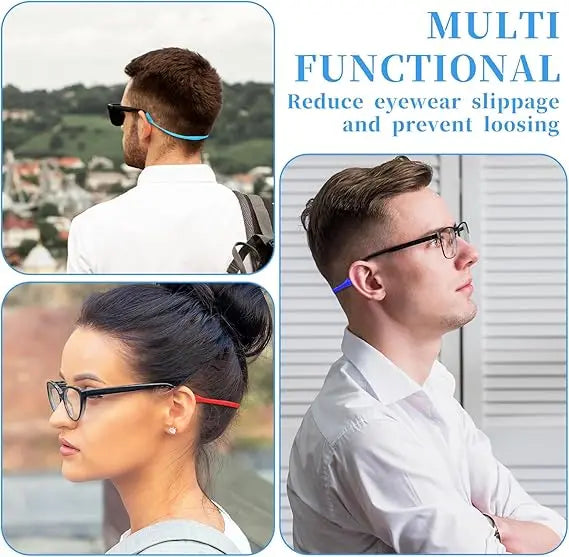 Elastische Silikon Brillenband Kette für Sonnenbrille sportlich und rutschfest-Yabubest - Home & More