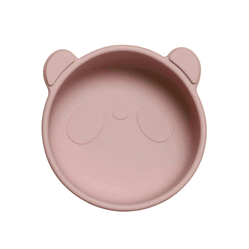 Baby Silikon Saugnapf Schüssel BPA-frei rutschfest für Kleinkinder