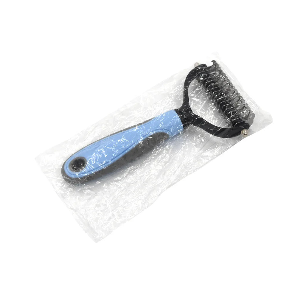 Professioneller Edelstahl Hundebürsten Kamm zur Haarentfernung