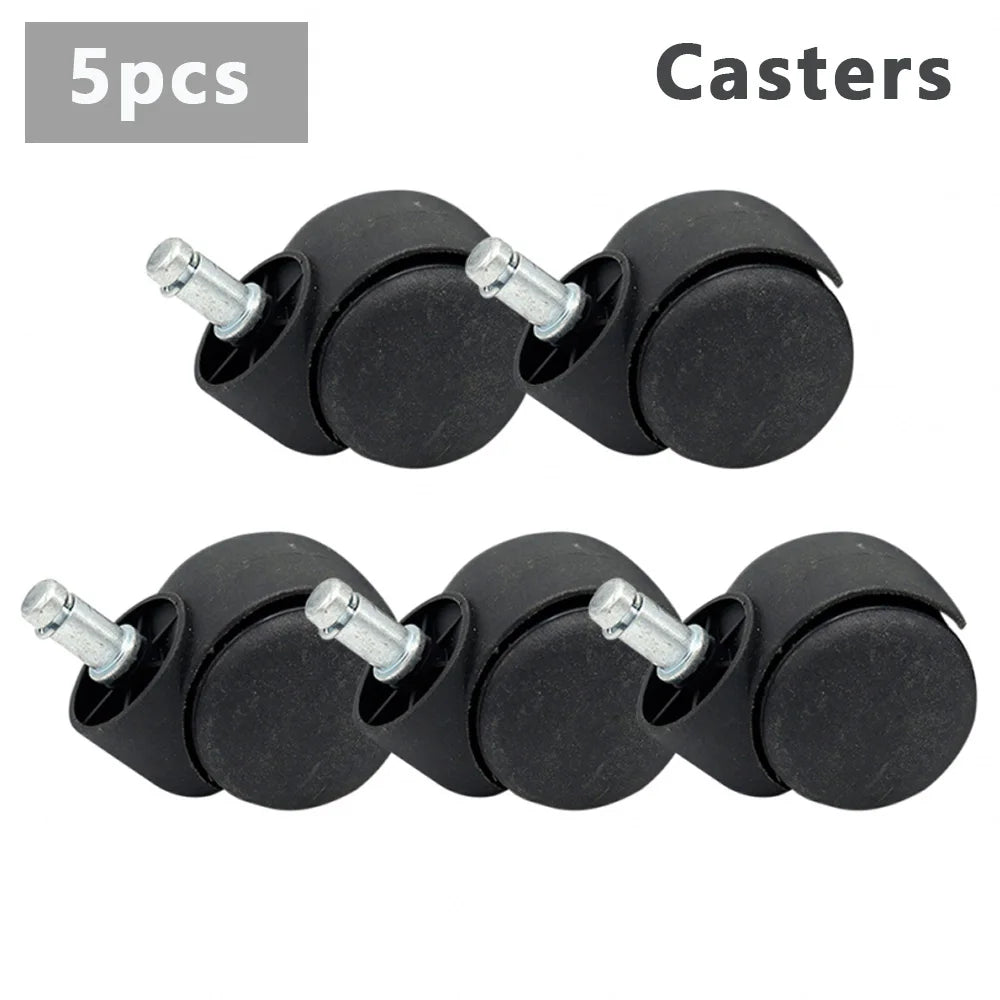 Robuste Möbel-Fußrolle aus Nylon mit 11 mm Schraube – Lenkrolle für Stühle