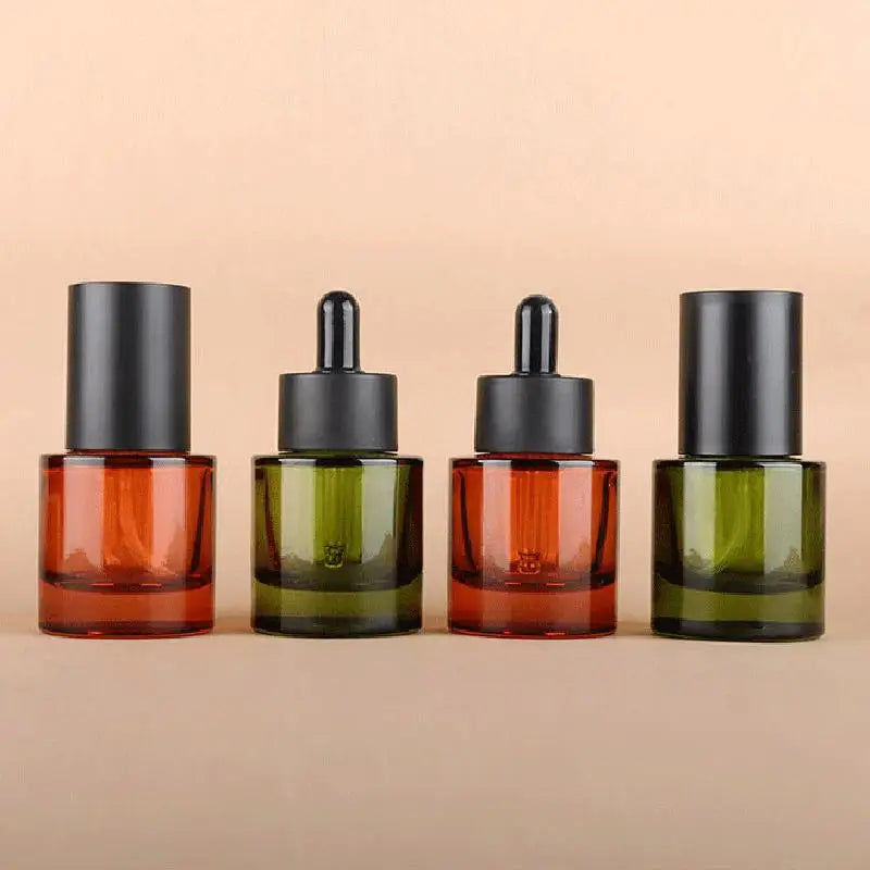 30 ml Glas Tropfflasche abgewinkelt für ätherische Öle und Seren-Yabubest - Home & More