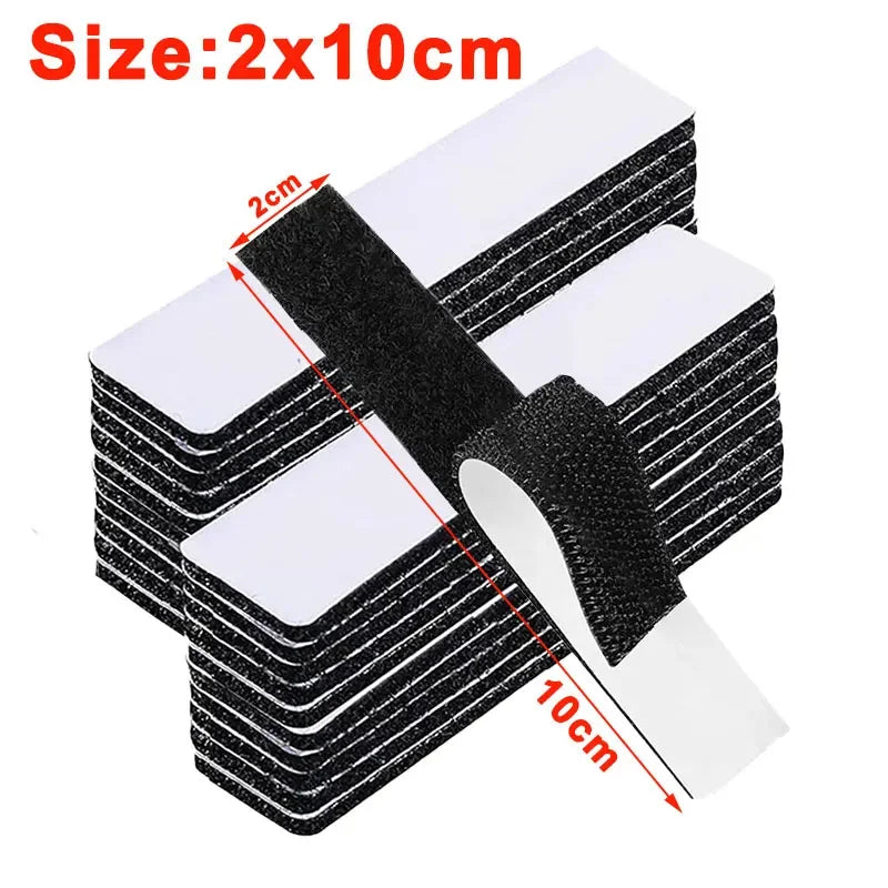 Starke selbstklebende Klettbandstreifen für festen Halt und Ordnung